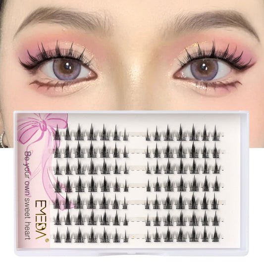 Klusterfransar 98 st Manga C curl (Kattögonfransar Manga lashes)